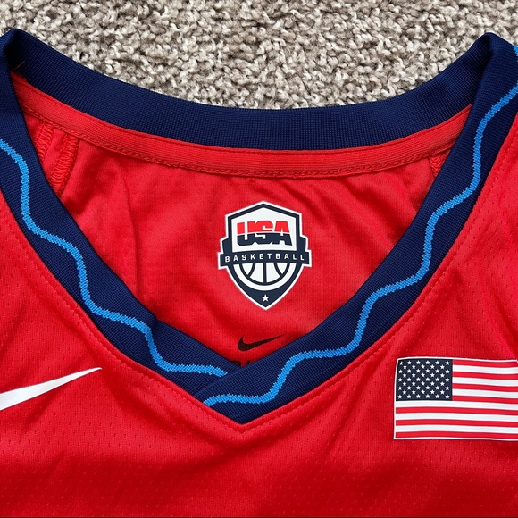 NIKE TEAM USA WILSON WOMENS BASKETBALL JERSEY SIZE SMALL OLYMPIC TOKYO DRI FIT L - Picture 6 of 10